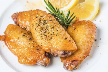 Delicious lemon curry chicken wings