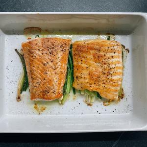 Pan-Seared Salmon with Salt