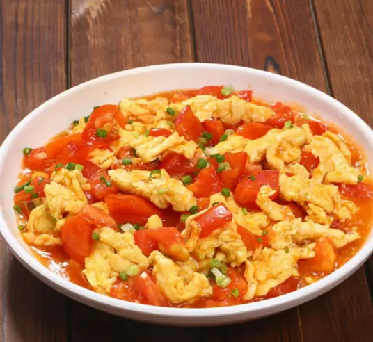 Scrambled Eggs with Tomatoes